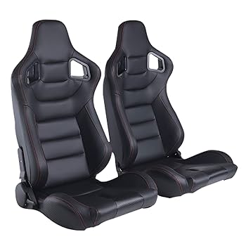 DICK'S SPORT SEATS USA ヴィンテージ ステッキチェア Amazon.com: WIILAYOK 2 Pack Racing Seats, Universal PVC